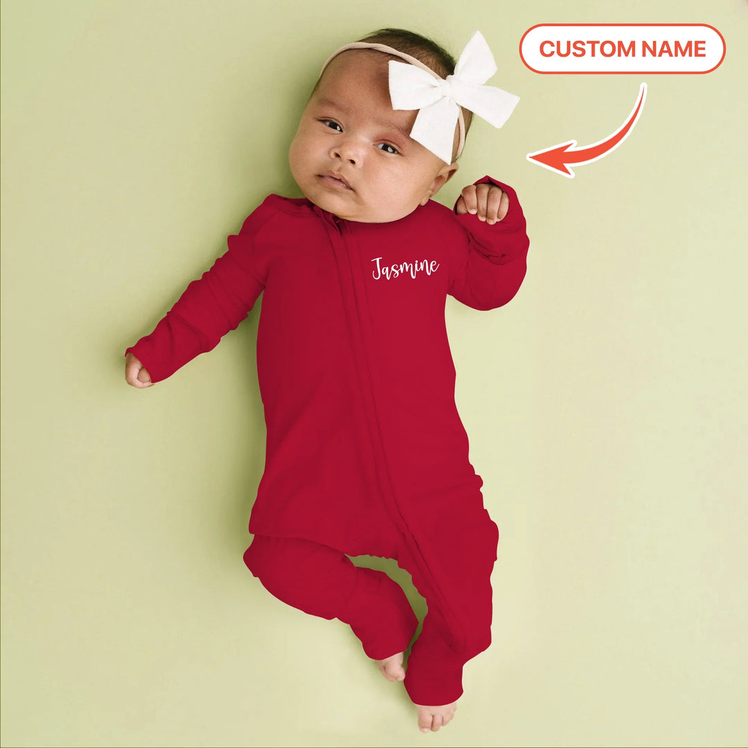 Custom Name My First Christmas Convertible Zippy , Custom Name My First Christmas Convertible Zippy - 0-3M