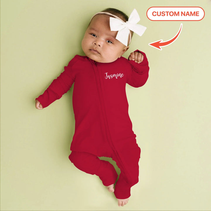 Custom Name My First Christmas Convertible Zippy , Custom Name My First Christmas Convertible Zippy - 0-3M