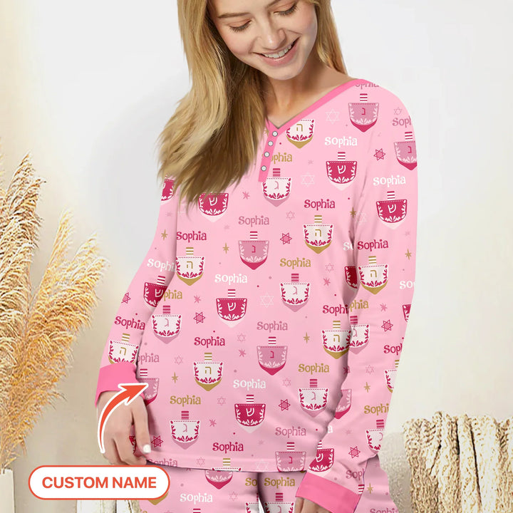 Vorlage für individuelles Damen-Pyjama-Set