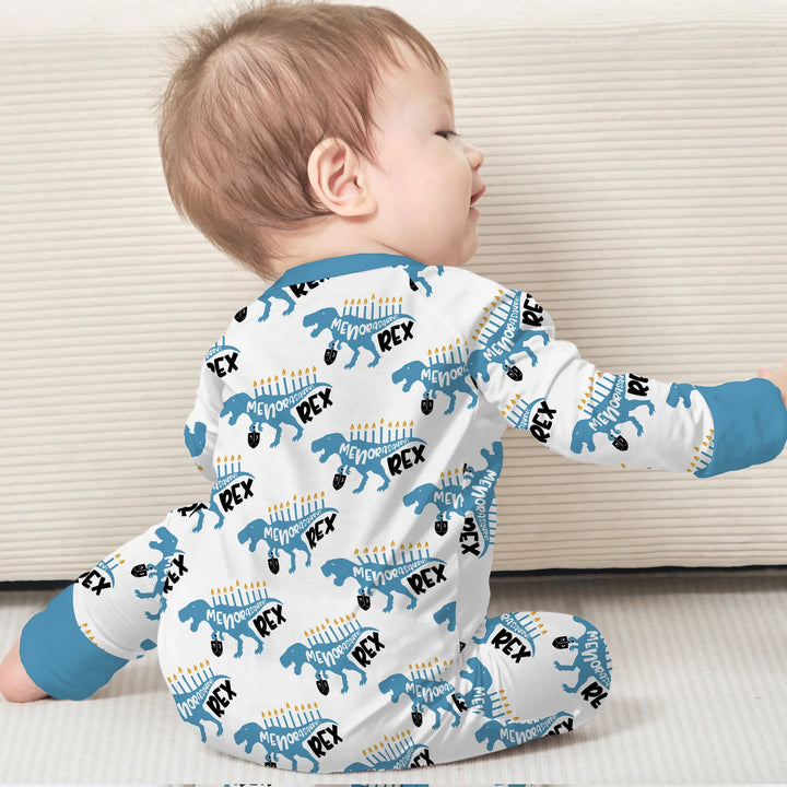 Dinosaur Hanukkah Boy Convertible Zippy