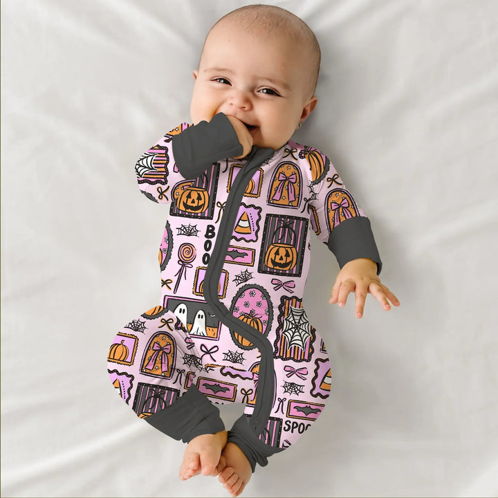 Spooky Frames Convertible Zippy For Halloween , Spooky Frames Convertible Zippy For Halloween - 0-3M