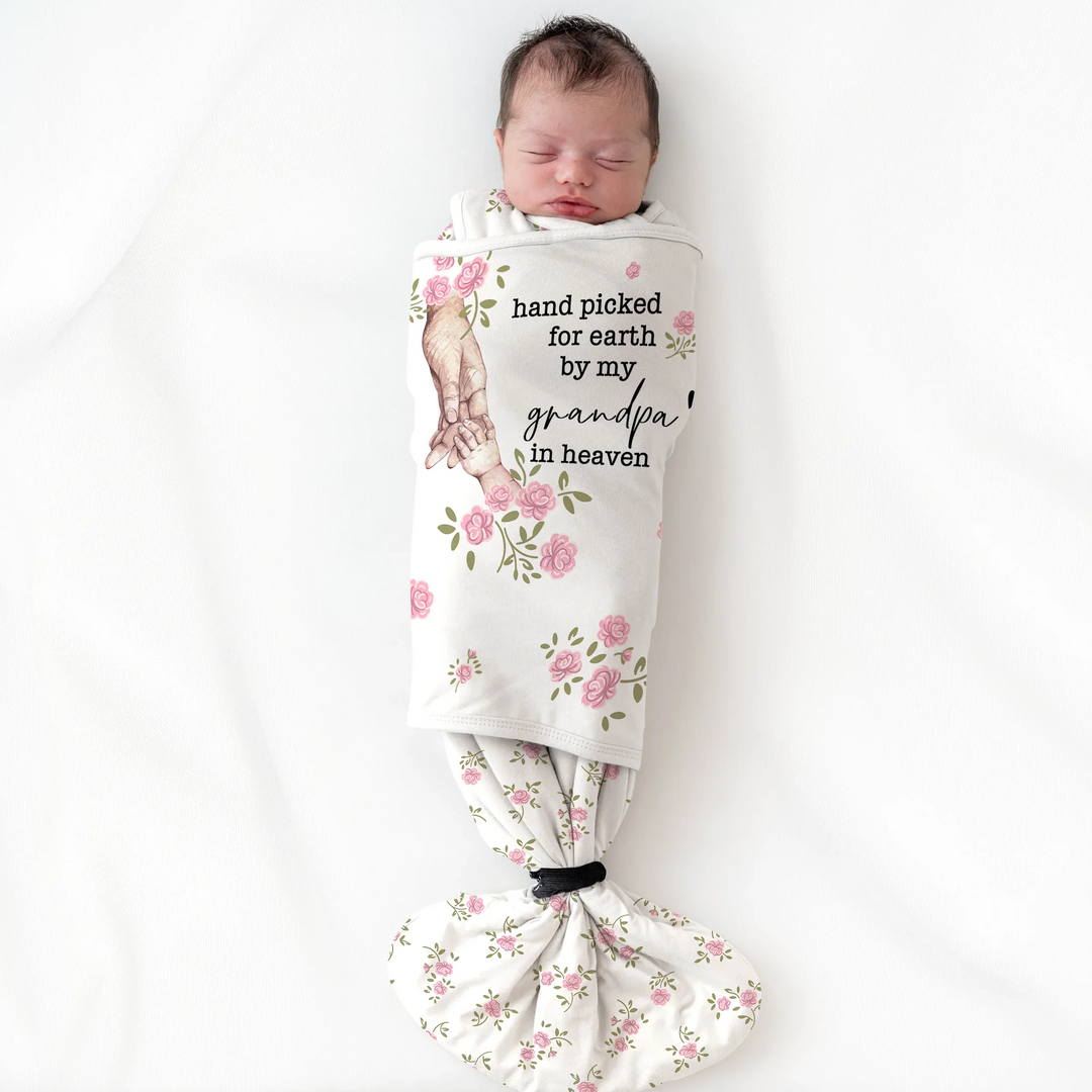 Custom Floral Sleep Bag Swaddler - Hand picked for earth , Custom Floral Sleep Bag Swaddler - Hand picked for earth - XS