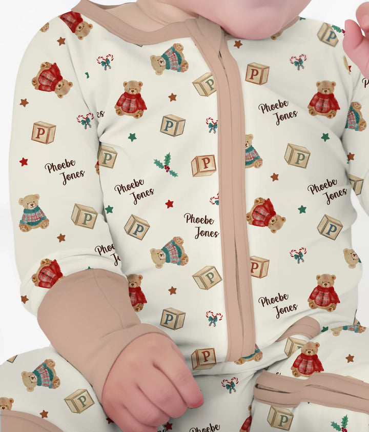 Gerippte Babykleidung mit individuellem Foto - Weich & Skizzenhaft