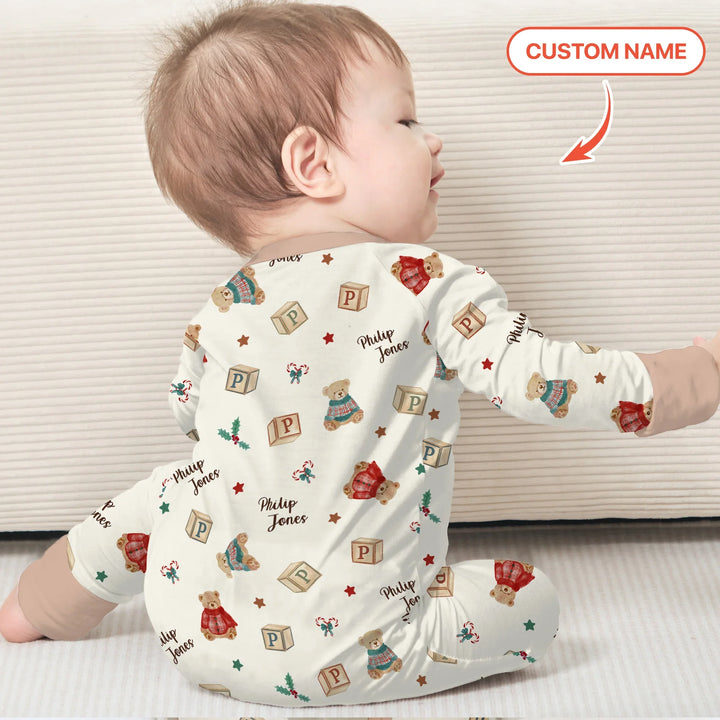 Gerippte Babykleidung mit individuellem Foto - Weich & Skizzenhaft