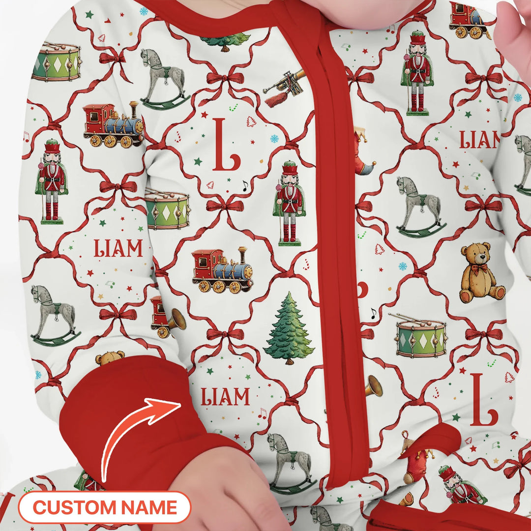 Vintage Christmas Toy Custom Name Boy Convertible Zippy , Vintage Christmas Toy Custom Name Boy Convertible Zippy - 0-3M