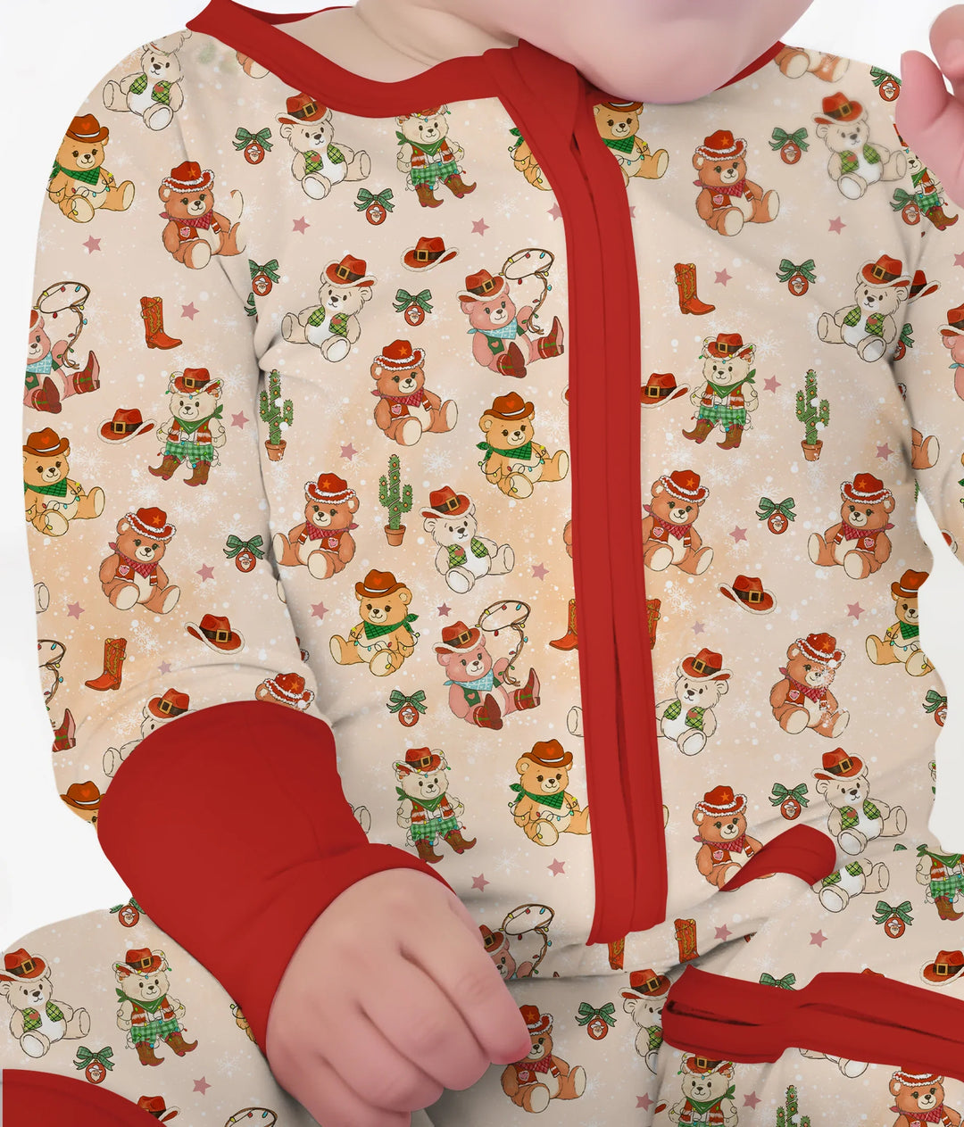 Christmas Cowboy Teddy Convertible Zippy