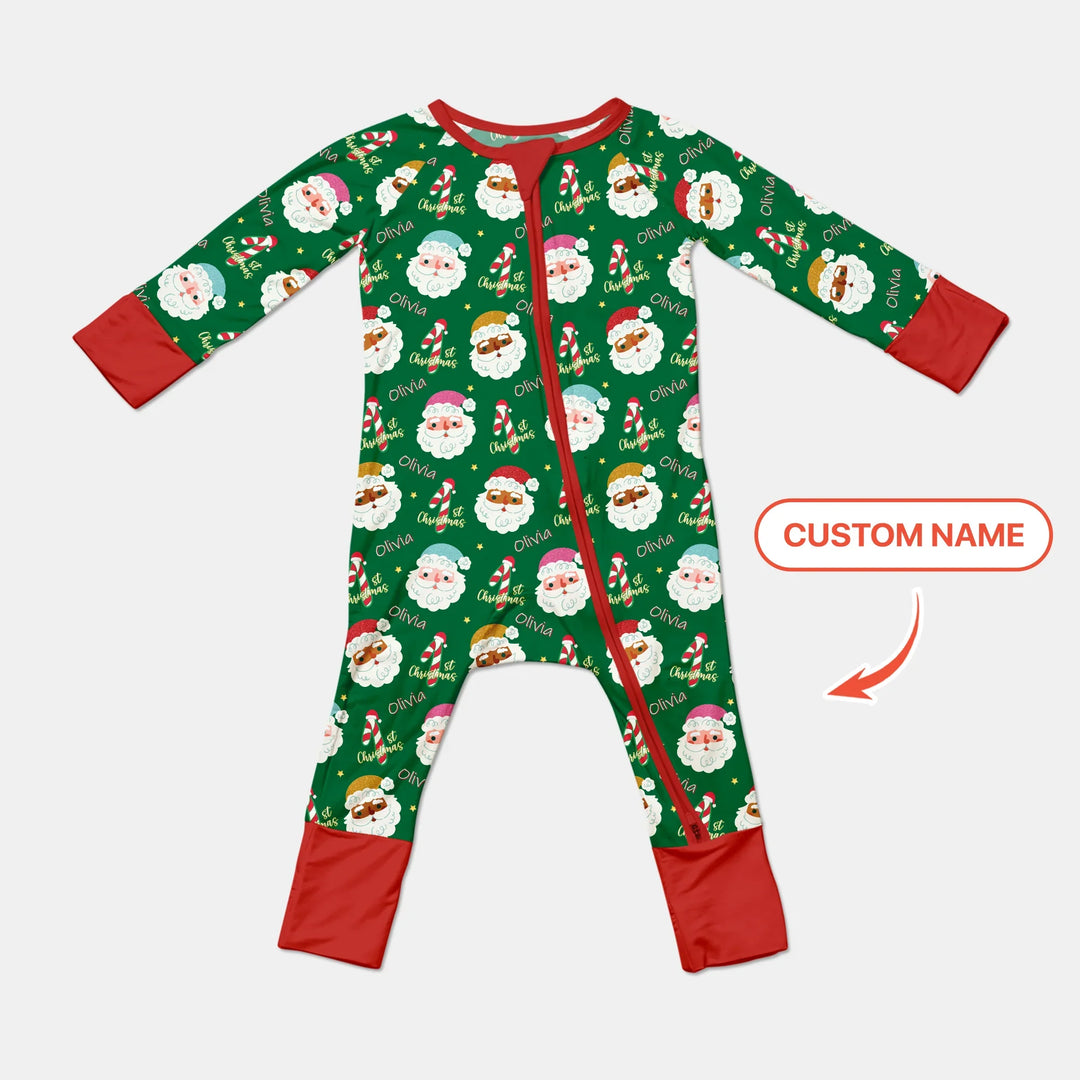 Personalized 1st Christmas Convertible Zippy , Personalized 1st Christmas Convertible Zippy - 0-3M