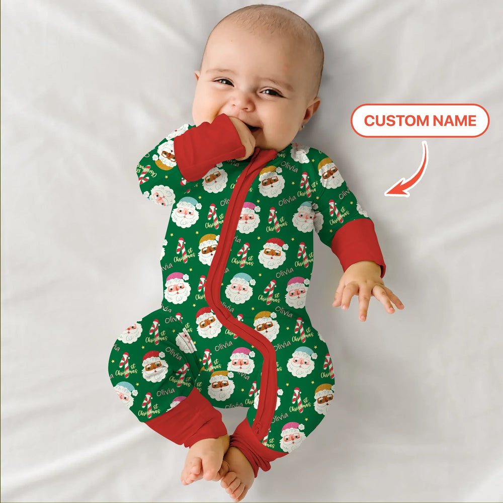 Personalized 1st Christmas Convertible Zippy , Personalized 1st Christmas Convertible Zippy - 0-3M