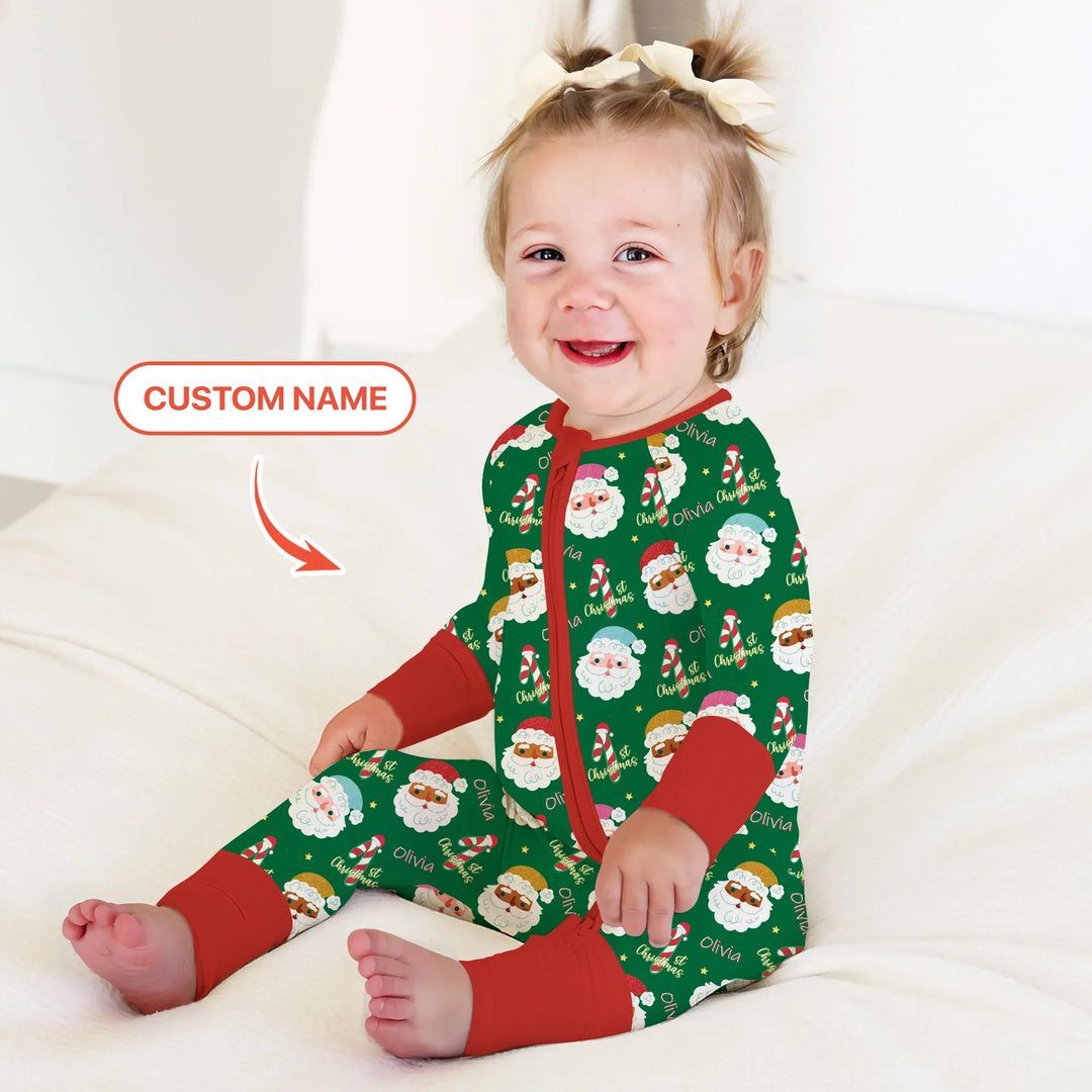 Personalized 1st Christmas Convertible Zippy , Personalized 1st Christmas Convertible Zippy - 0-3M