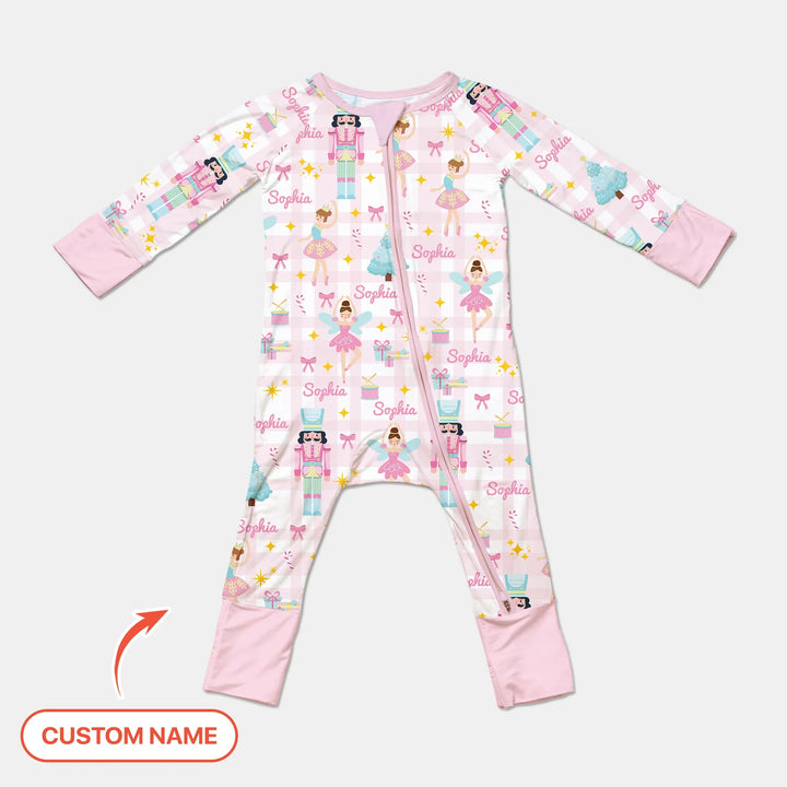 The Nutcracker Dreams Custom Name Convertible Zippy , The Nutcracker Dreams Custom Name Convertible Zippy - 0-3M