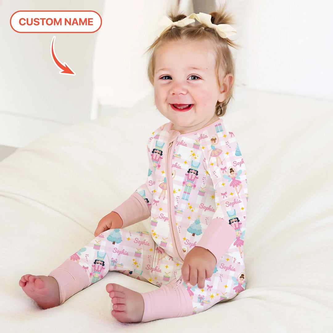 The Nutcracker Dreams Custom Name Convertible Zippy , The Nutcracker Dreams Custom Name Convertible Zippy - 0-3M