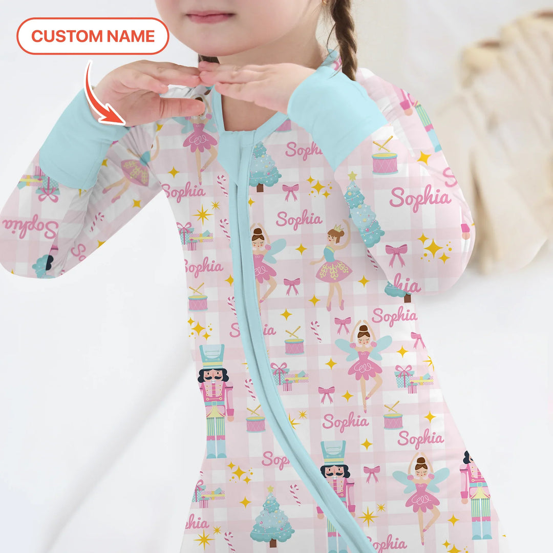 The Nutcracker Dreams Custom Name Convertible Zippy , The Nutcracker Dreams Custom Name Convertible Zippy - 0-3M