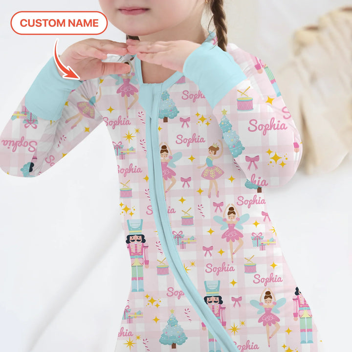 The Nutcracker Dreams Custom Name Convertible Zippy , The Nutcracker Dreams Custom Name Convertible Zippy - 0-3M