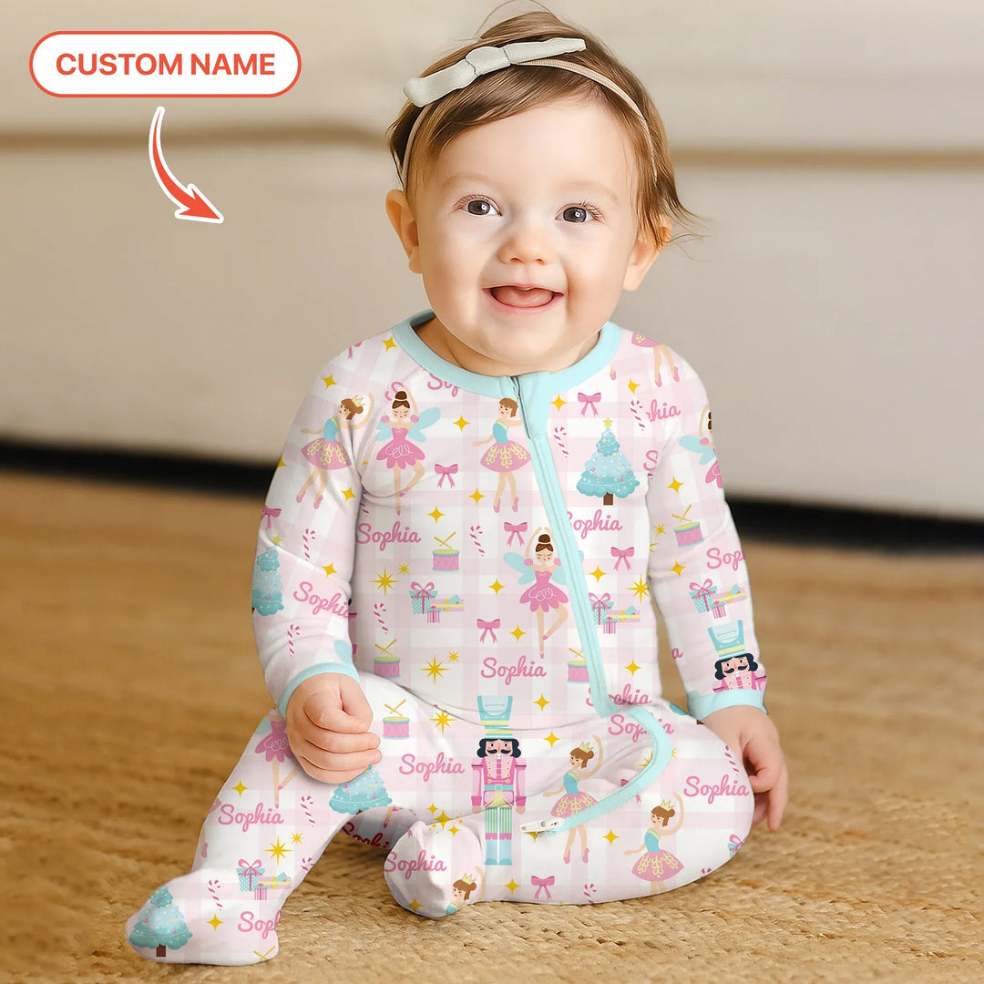 The Nutcracker Dreams Custom Name Convertible Zippy , The Nutcracker Dreams Custom Name Convertible Zippy - 0-3M