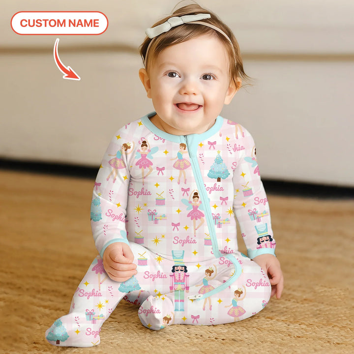 The Nutcracker Dreams Custom Name Convertible Zippy , The Nutcracker Dreams Custom Name Convertible Zippy - 0-3M