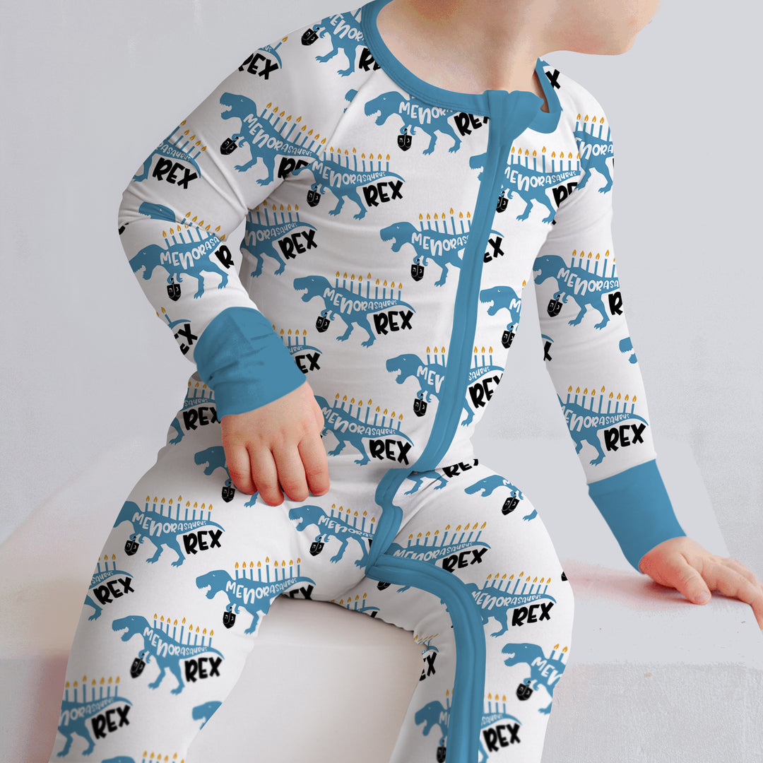 Dinosaur Hanukkah Boy Convertible Zippy