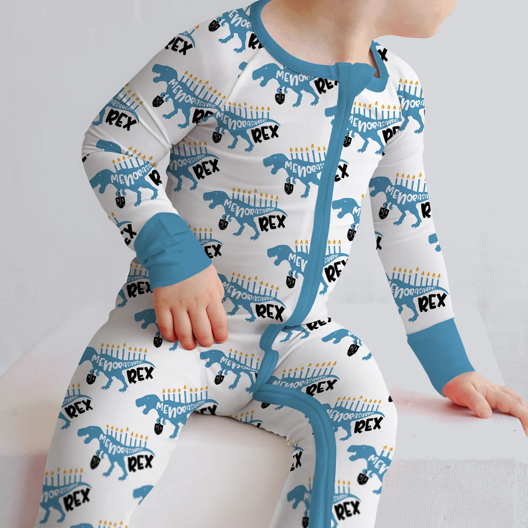 Dinosaur Hanukkah Boy Convertible Zippy