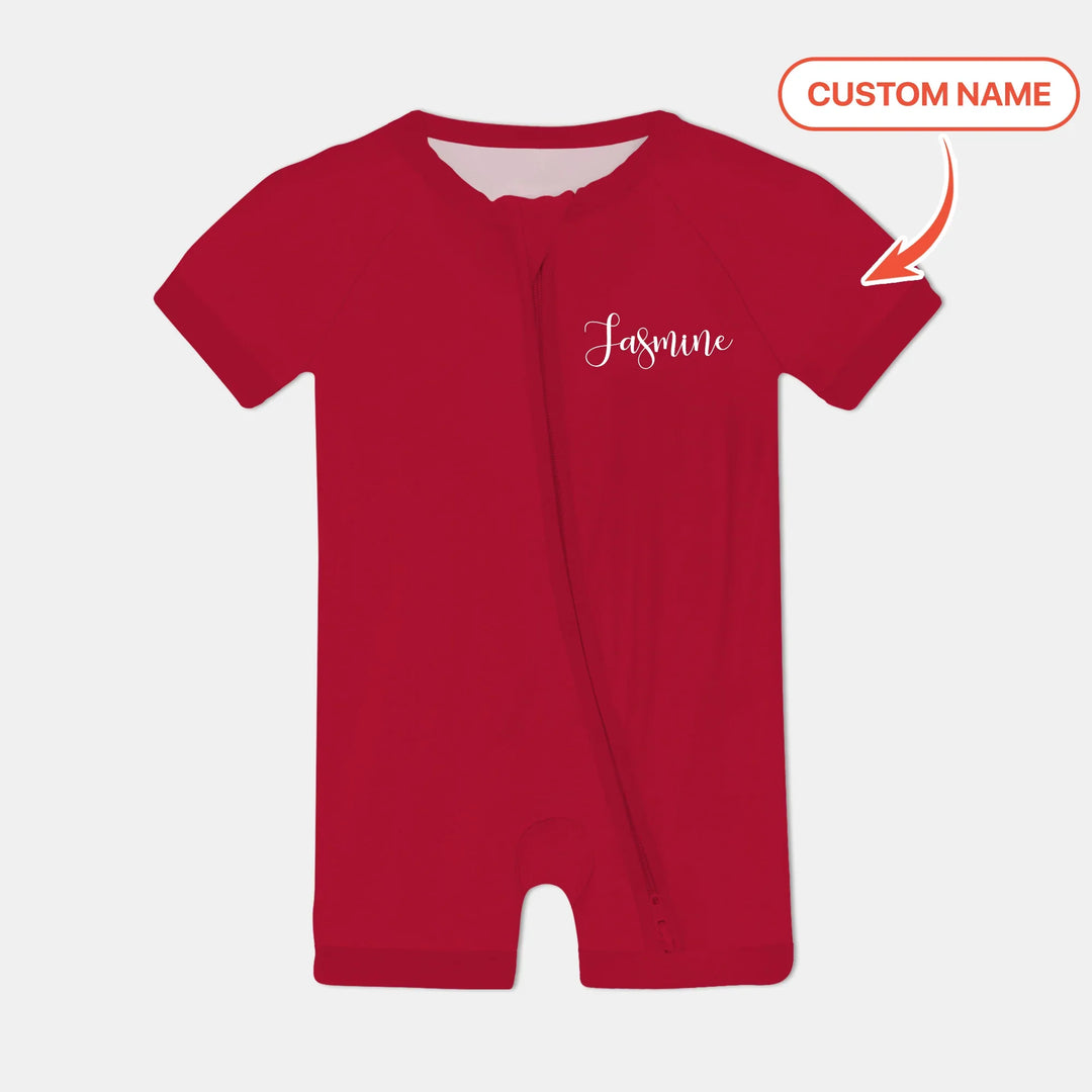 Custom Name My First Christmas Shorty Zippy , Custom Name My First Christmas Shorty Zippy - 0-3M