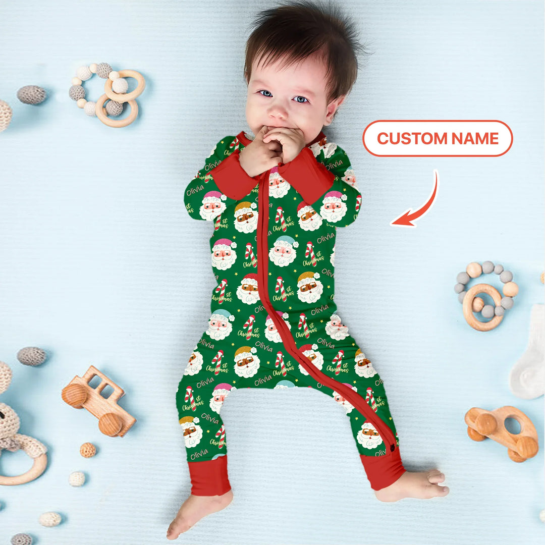 Personalized 1st Christmas Convertible Zippy , Personalized 1st Christmas Convertible Zippy - 0-3M