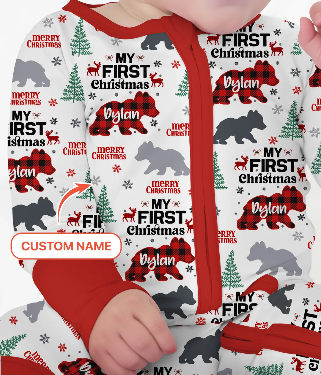 Family Bear First Christmas Convertible Zippy