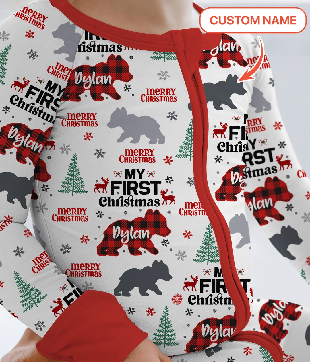 Family Bear First Christmas Convertible Zippy