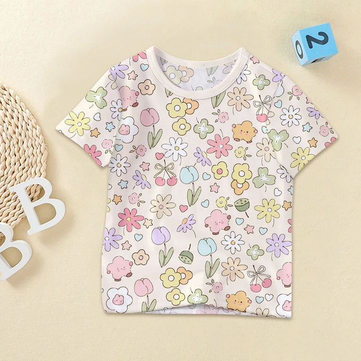 Whimsical Bloom Two Piece Long Sleeve Pajama Set , Whimsical Bloom Two Piece Long Sleeve Pajama Set - Long Pajama / 12-18M
