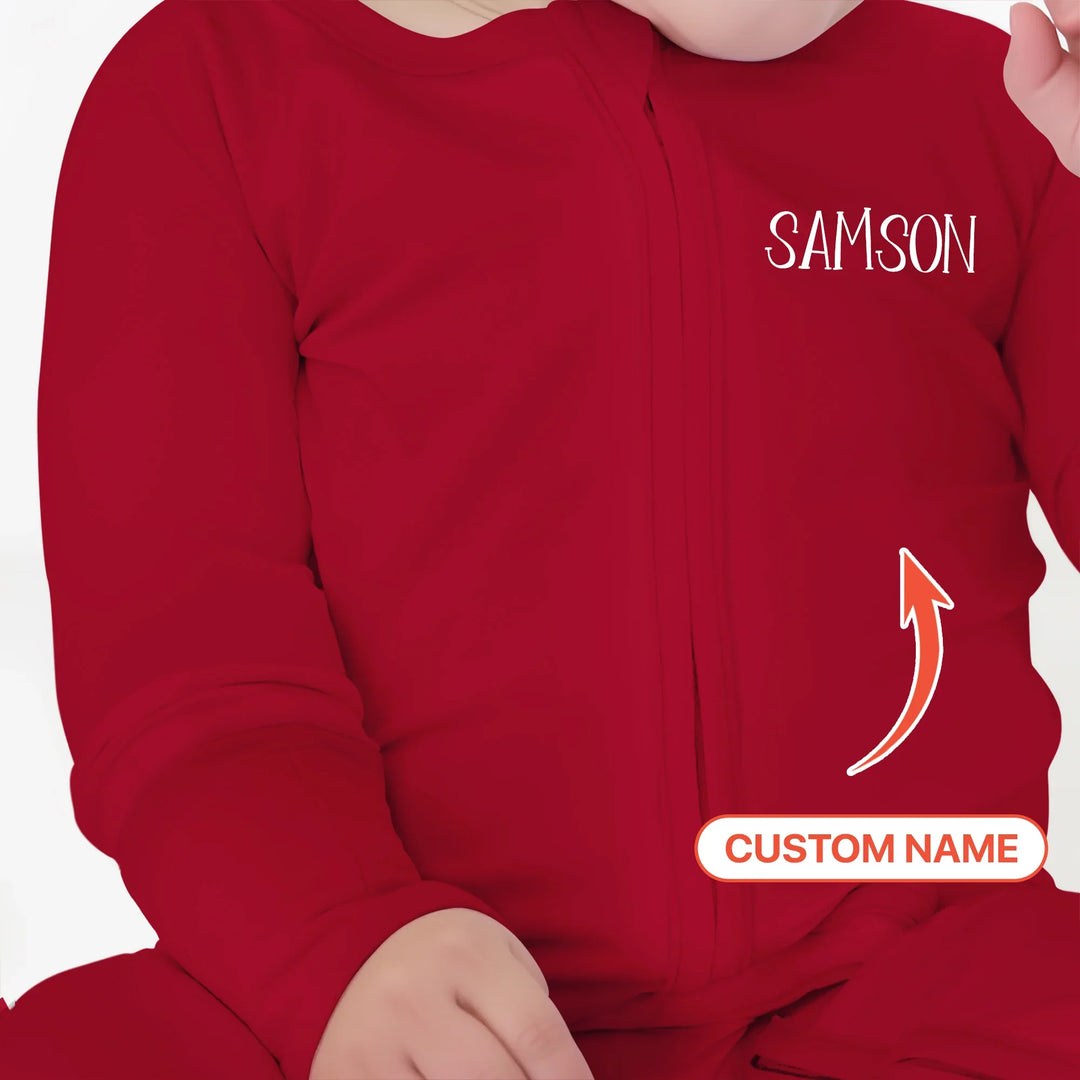 Custom Name My First Christmas Convertible Zippy , Custom Name My First Christmas Convertible Zippy - 0-3M