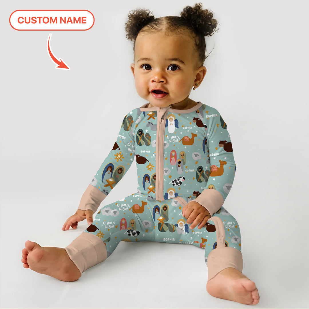 O Holy Night Custom Name Convertible Zippy