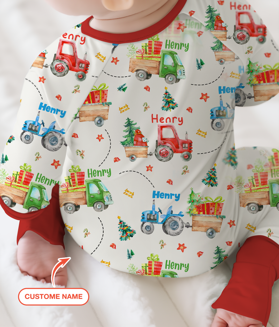 Santa's Little Builders Custom Name Convertible Zippy