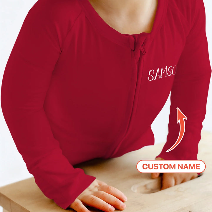 Custom Name My First Christmas Convertible Zippy , Custom Name My First Christmas Convertible Zippy - 0-3M