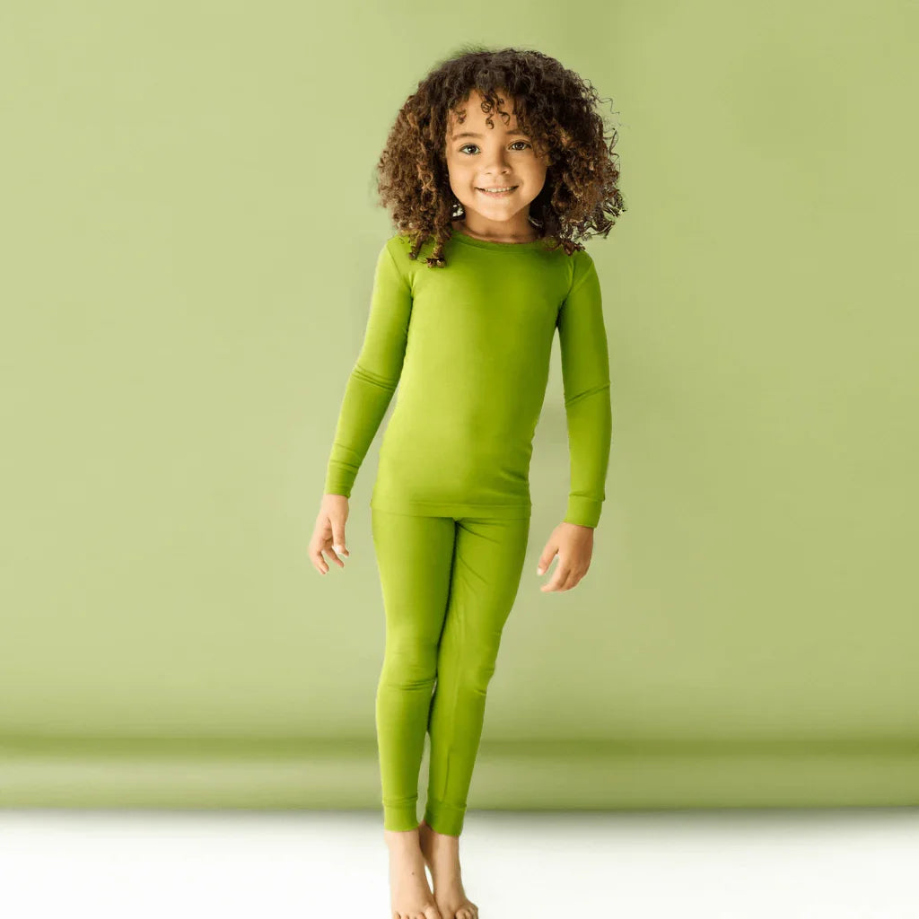 Two Piece Pajama Set , Two Piece Pajama Set - Avocado / 12-18M