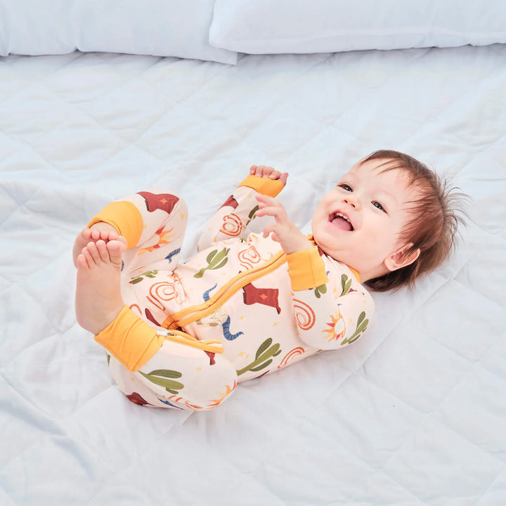 Ready to Rodeo Convertible Zippered Romper , Ready to Rodeo Convertible Zippered Romper - 0-3M