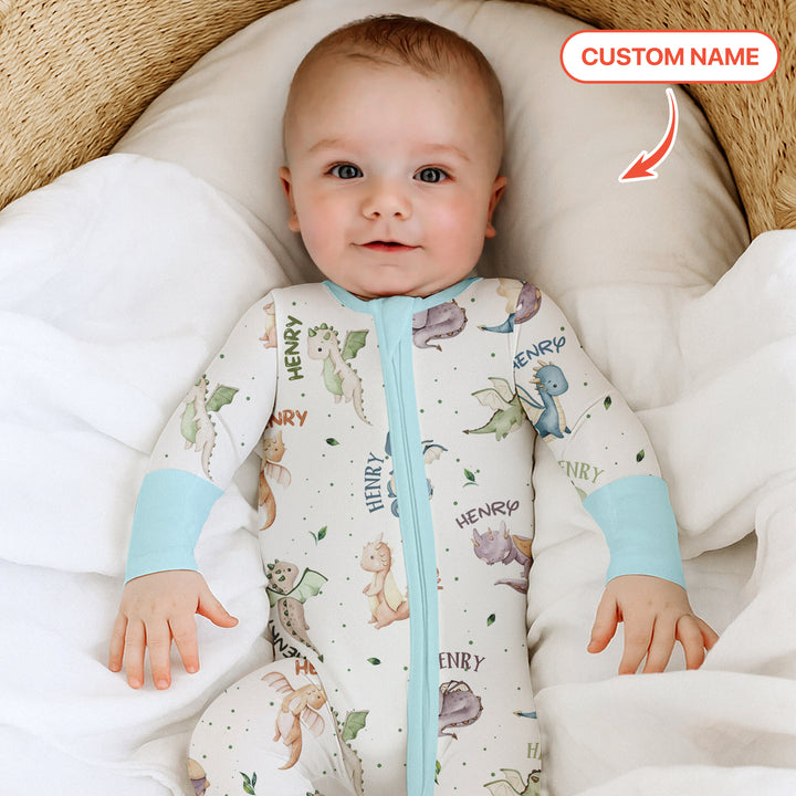 Sweet Baby Dragons Custom Name Convertible Zippy