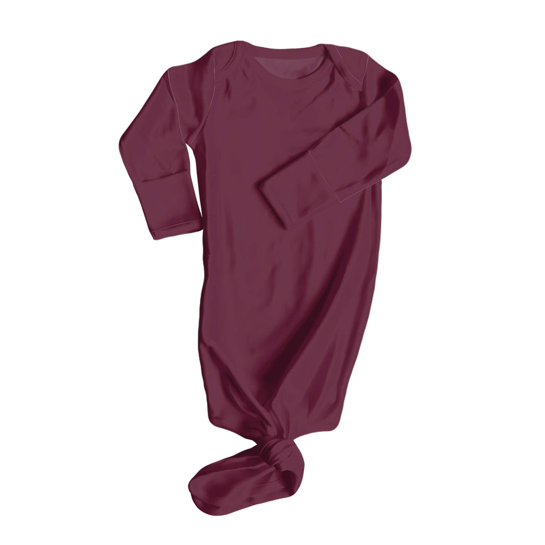 Knotenkleid in Braun-Schokolade