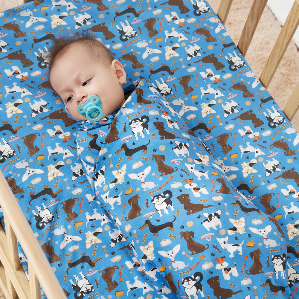 Dapper Dogs Swaddle Blanket , Dapper Dogs Swaddle Blanket - Default Title