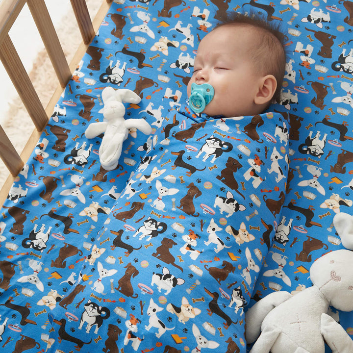 Dapper Dogs Swaddle Blanket , Dapper Dogs Swaddle Blanket - Default Title
