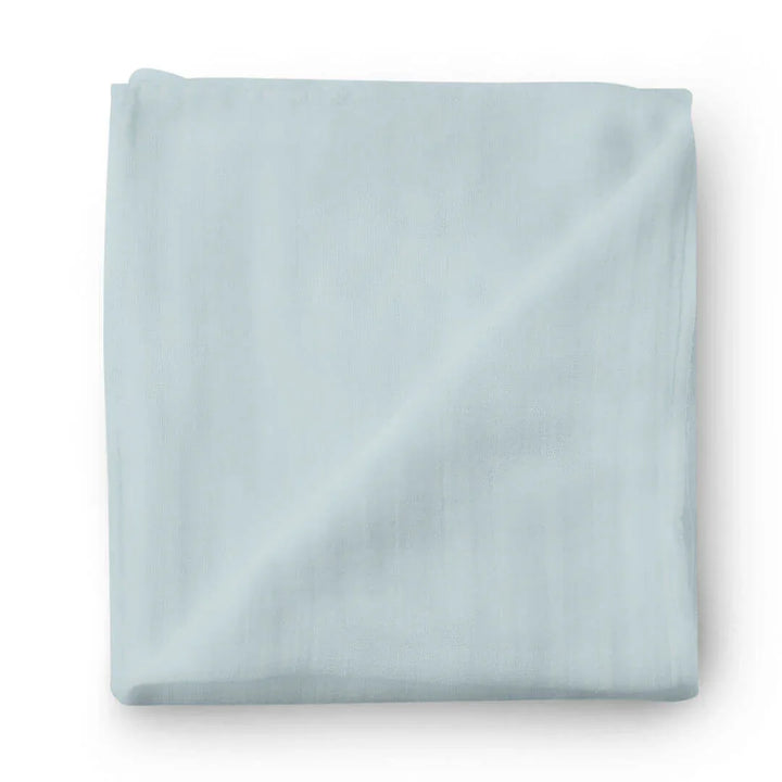 Solid Knit Swaddle Blanket , Solid Knit Swaddle Blanket - Light Dusty Blue