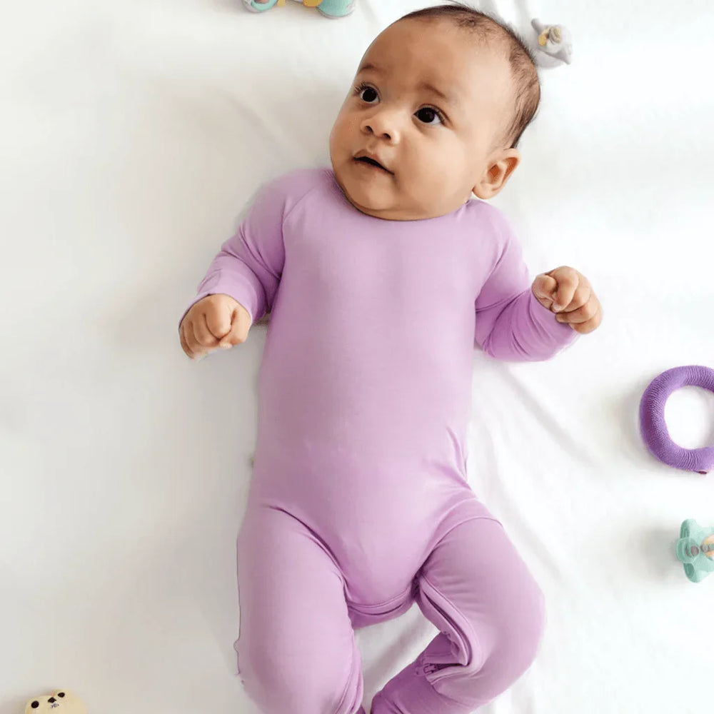 Crescent Zippered Romper , Crescent Zippered Romper - Slate Blue / Newborn