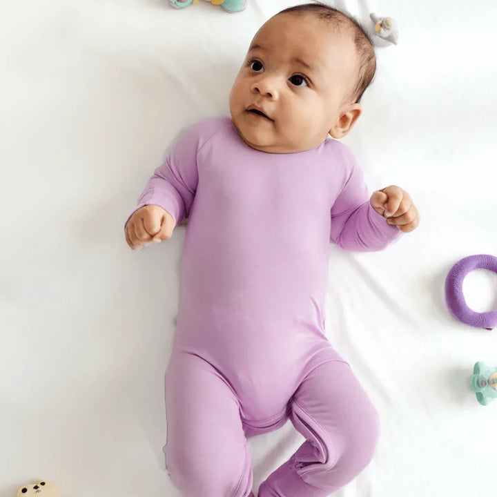 Crescent Zippered Romper , Crescent Zippered Romper - Slate Blue / Newborn
