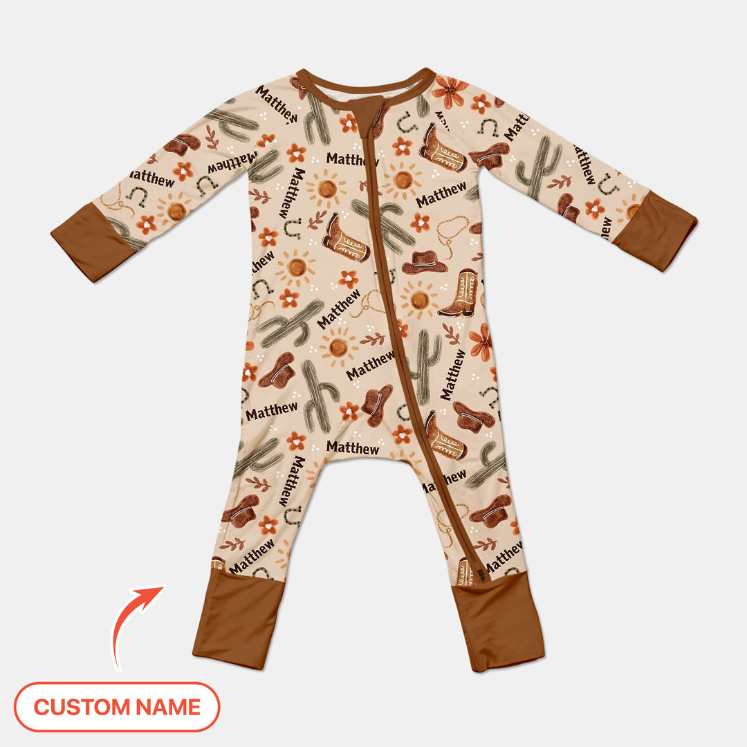 Custom Name Western Cowboy Stuff Convertible Zippy