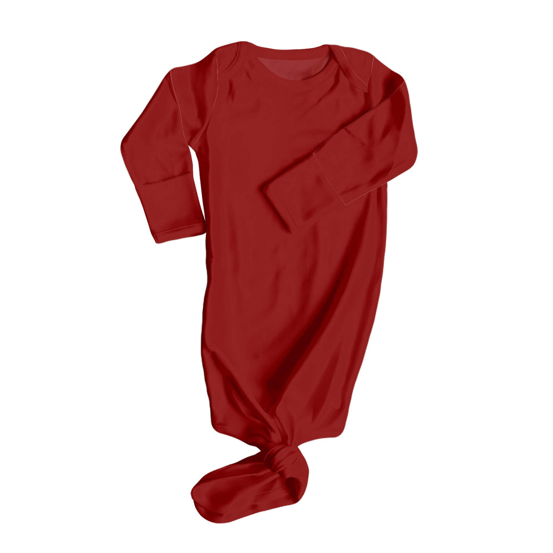 Knotenkleid in Kastanienbraun