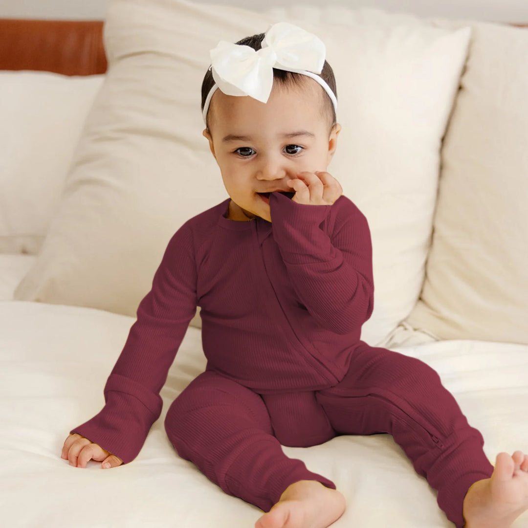 Cherrywood Ribbed Convertible Zippy , Cherrywood Ribbed Convertible Zippy - 0-3M