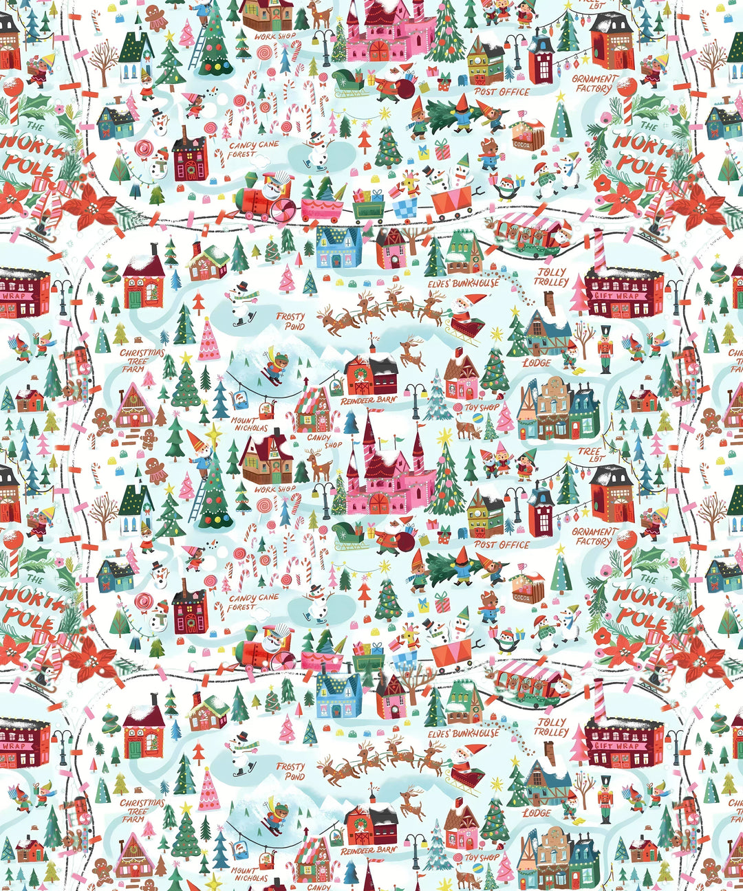 Santa's City Maps Two Piece Short Sleeve Shorts Pajama Set , Santa's City Maps Two Piece Short Sleeve Shorts Pajama Set - 12-18M / Green