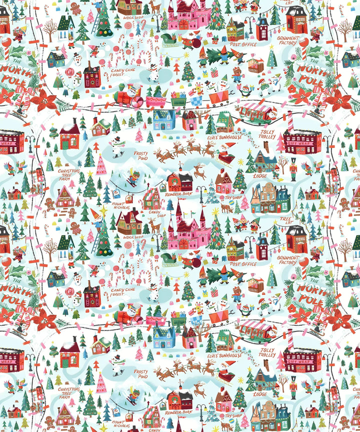 Santa's City Maps Two Piece Short Sleeve Shorts Pajama Set , Santa's City Maps Two Piece Short Sleeve Shorts Pajama Set - 12-18M / Green