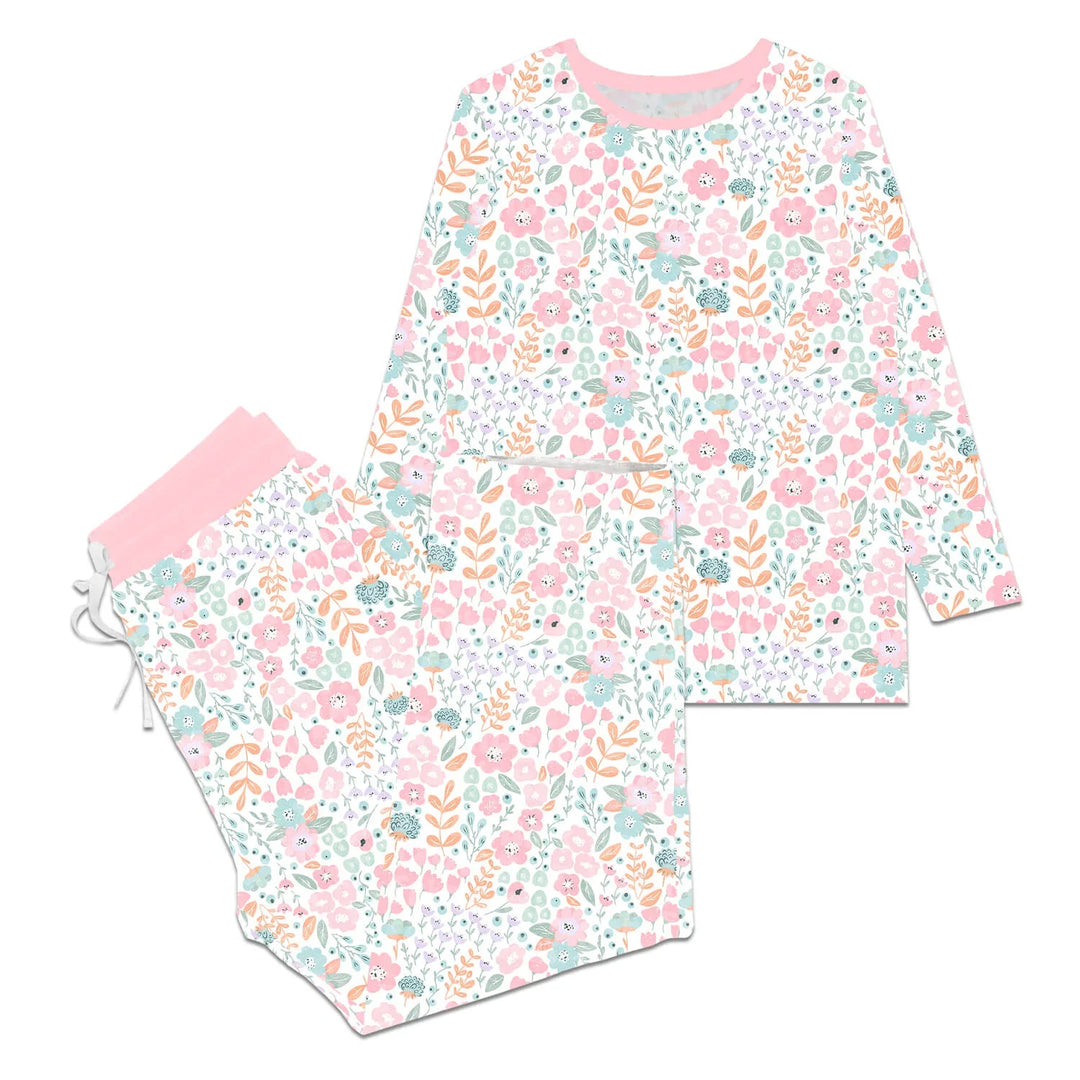 Willow's Whimsy Floral Women Pajama Set , Willow's Whimsy Floral Women Pajama Set - S