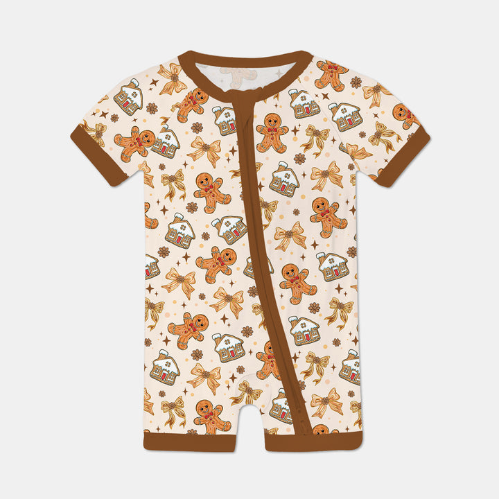 Brushstroke Gingerbread Shorty Zippy