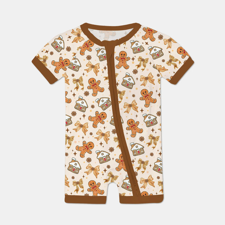 Brushstroke Gingerbread Shorty Zippy