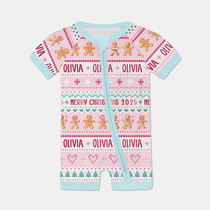 Gingerbread the Pink Custom Name Shorty Zippy