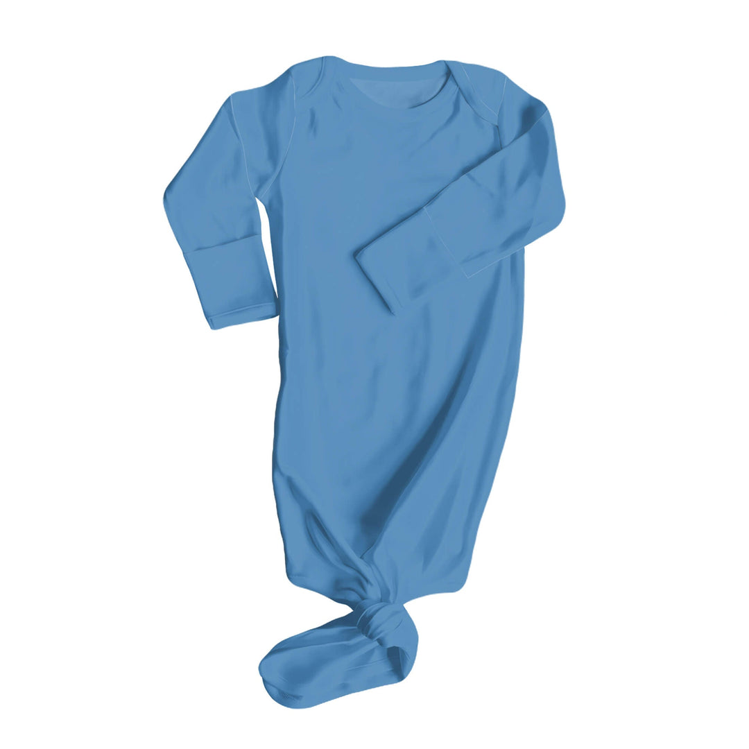 Knotenkleid in Stahlblau