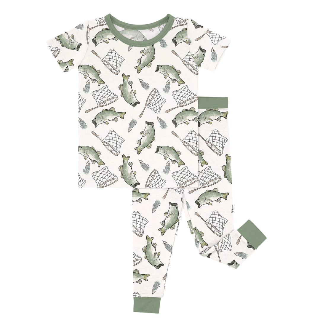 Bass Buddies Two Piece Short Sleeve Pajama Set